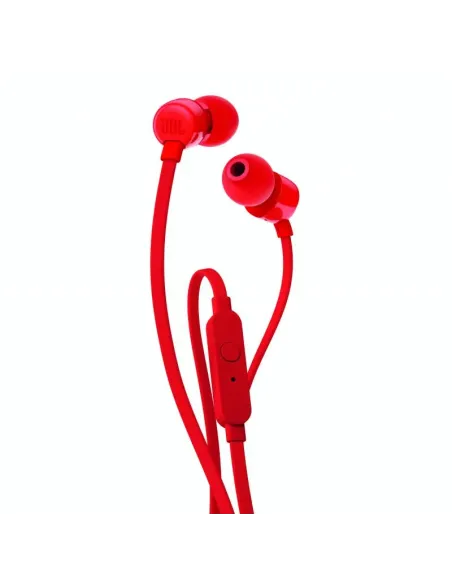 JBL T110 Auriculares Alámbrico Dentro de oído Llamadas Música Rojo