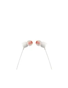 JBL Tune 110 Auriculares Alámbrico Dentro de oído Música Blanco