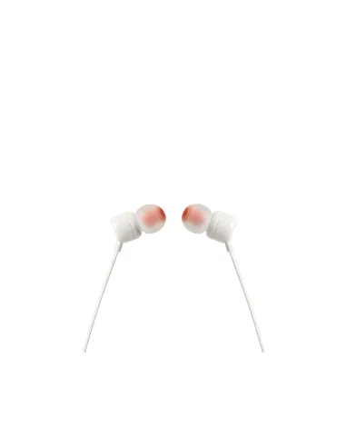 JBL Tune 110 Auriculares Alámbrico Dentro de oído Música Blanco