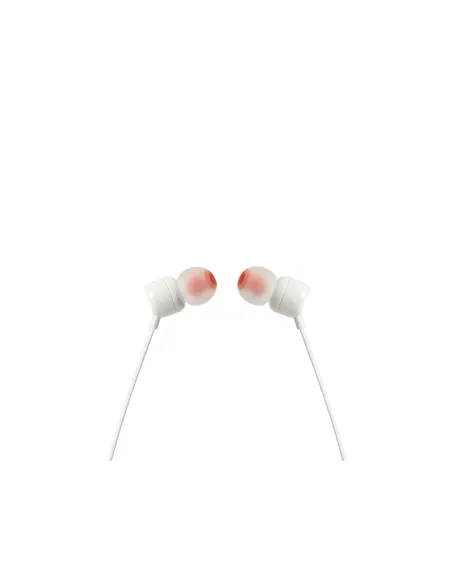 JBL Tune 110 Auriculares Alámbrico Dentro de oído Música Blanco