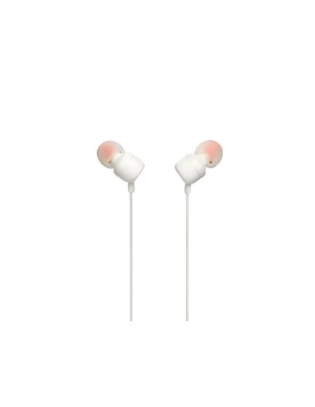 JBL Tune 110 Auriculares Alámbrico Dentro de oído Música Blanco
