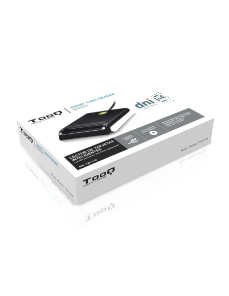 TooQ LECTOR DE TARJETA DNIe EXTERNO USB 2.0 NEGRO