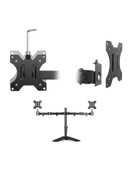 Ewent EW1536 soporte para monitor 81,3 cm (32") Escritorio Negro