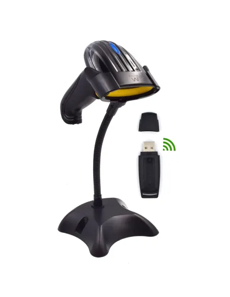 Ewent EW3430 lector de código de barras Lector de códigos de barras portátil 1D LED Negro Ewent EW3430 lector de código de barras Lector de códigos de barras portátil 1D LED Negro