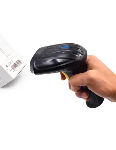 Ewent EW3430 lector de código de barras Lector de códigos de barras portátil 1D LED Negro 2