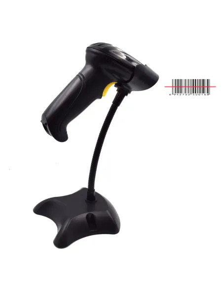 Ewent EW3430 lector de código de barras Lector de códigos de barras portátil 1D LED Negro Ewent EW3430 lector de código de barras Lector de códigos de barras portátil 1D LED Negro