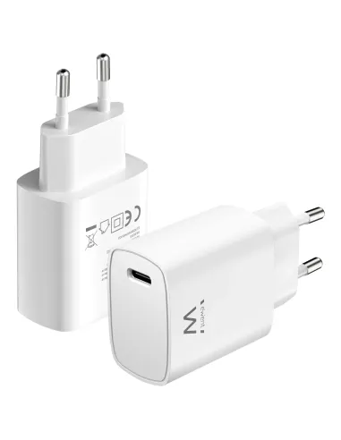 Ewent EW1320_R1 cargador de dispositivo móvil Universal Blanco Corriente alterna Carga rápida Interior