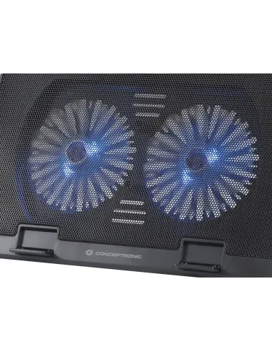 Conceptronic THANA02B almohadilla fría 43,2 cm (17") Negro