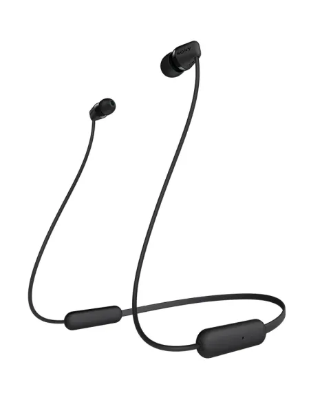 Sony WI-C200 Auriculares Inalámbrico Dentro de oído, Banda para cuello Llamadas Música Bluetooth Negro