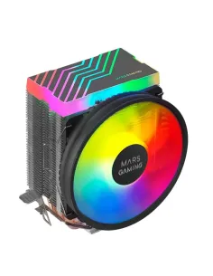 Mars Gaming MCPU33 Disipador CPU Dual FRGB 3 Heatpipes HCT TDP 140W, Ventilador 11cm