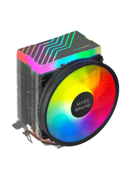 Mars Gaming MCPU33 Disipador CPU Dual FRGB 3 Heatpipes HCT TDP 140W, Ventilador 11cm