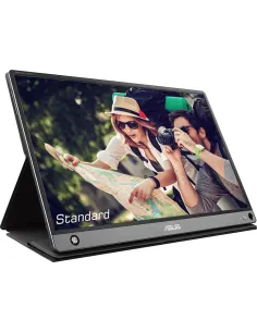 ASUS MB16AMT pantalla para PC 39,6 cm (15.6") 1920 x 1080 Pixeles Full HD LED Pantalla táctil Multi-usuario Negro, Gris