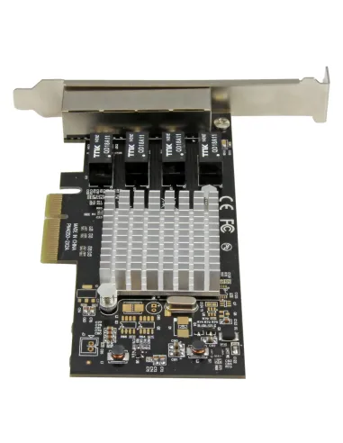 StarTech.com Tarjeta de Red PCI Express Ethernet Gigabit con 4 Puertos RJ45 Chipset Intel i350