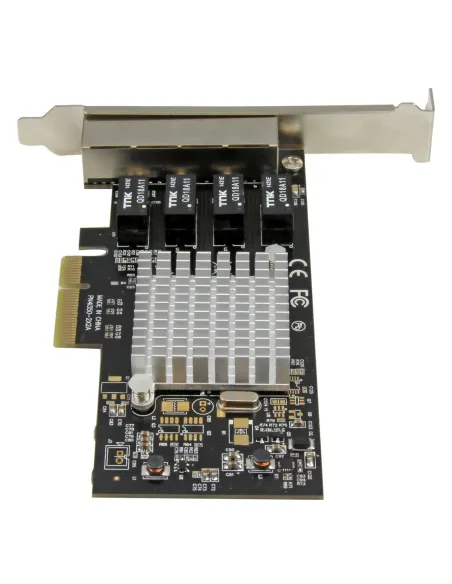 StarTech.com Tarjeta de Red PCI Express Ethernet Gigabit con 4 Puertos RJ45 Chipset Intel i350