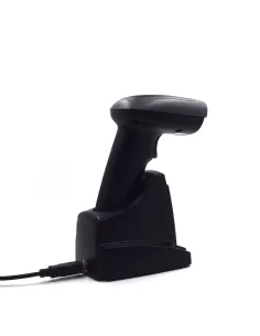 Ewent EW3440 lector de código de barras Lector de códigos de barras portátil 1D 2D Negro 2