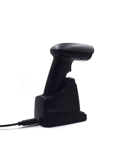 Ewent EW3440 lector de código de barras Lector de códigos de barras portátil 1D 2D Negro