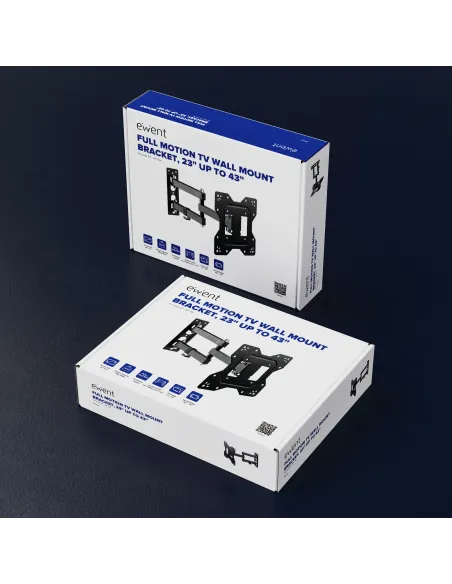 Ewent EW1522 soporte para TV 109,2 cm (43") Negro