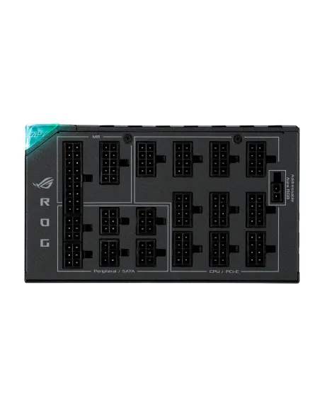 ASUS ROG THOR 1600W Titanium unidad de fuente de alimentación 20+4 pin ATX ATX Negro, Plata