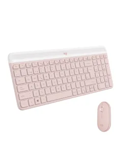 Logitech 920-011317 teclado Ratón incluido Oficina RF inalámbrico QWERTY Español Rosa