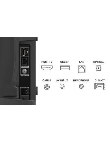 TCL S54 40S5400A Televisor 101,6 cm (40") Full HD Smart TV Wifi Plata