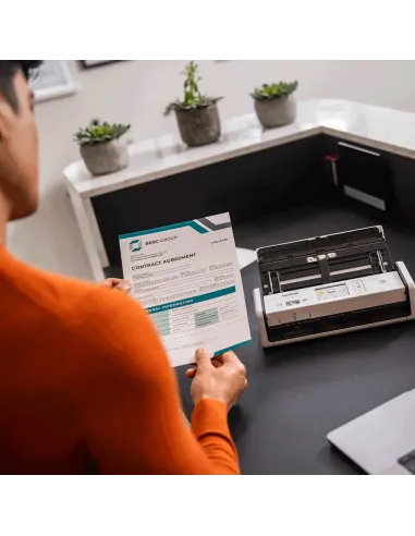 Brother ADS-1800W Escáner con alimentador automático de documentos (ADF) 1200 x 1200 DPI A4 Blanco