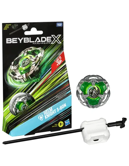 Beyblade X Helm Knight 3-80N Batalla de trompos