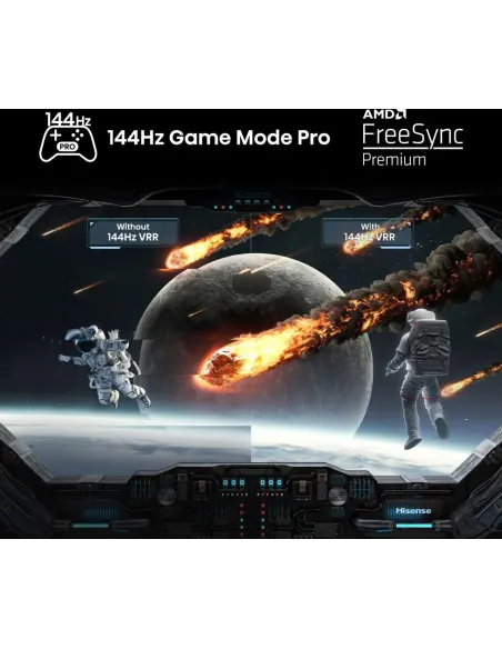 Hisense QLED Smart TV 100E7NQ 2,54 m (100") 4K Ultra HD Wifi Gris 400 cd   m²