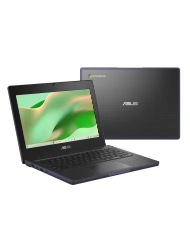 ASUS Chromebook CR11 CR1104CTA-N00100 - Ordenador Portátil 11.6" HD (Intel N N150, 4GB RAM, 32GB eMMC, Graphics, ChromeOS) Gris