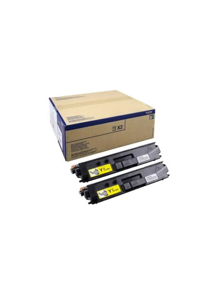 Brother TN-329YTWIN cartucho de tóner 2 pieza(s) Original Amarillo Brother TN-329YTWIN cartucho de tóner 2 pieza(s) Original Amarillo