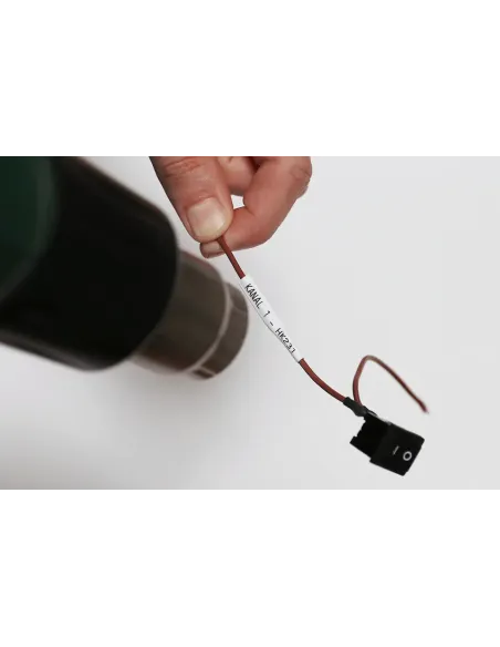 Brother HSE-211E cinta para impresora de etiquetas Negro sobre blanco Brother HSE-211E cinta para impresora de etiquetas Negro sobre blanco