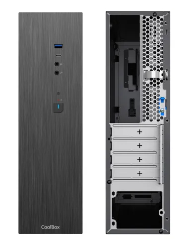 CoolBox CAJA MATX SLIM T370 USB-C 3.2 GEN1 FTE.300TBZ 300W 80+BRONZE