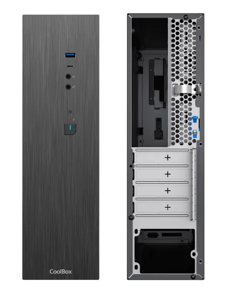 CoolBox CAJA MATX SLIM T370 USB-C 3.2 GEN1 FTE.300TBZ 300W 80+BRONZE