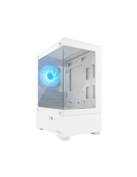 CoolBox GAMING CAJA MATX GM200 VISION LITE BLANCA USB-C 3.2 GEN1 SIN FTE + 1 VENT. ARGB