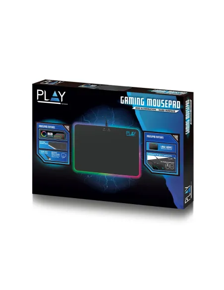 Ewent PL3341 alfombrilla para ratón Alfombrilla de ratón para juegos Negro