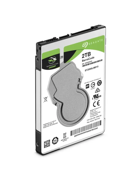 Seagate Barracuda 2.5" disco duro interno 2 TB 5400 RPM 128 MB 2.5" Serial ATA III