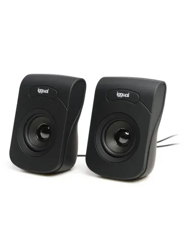 iggual Altavoces 2.0 6W mini-jack + USB