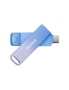 SanDisk Creator Phone Drive unidad flash USB 128 GB USB Type-C / Lightning 3.2 Gen 1 (3.1 Gen 1) Azul, Lila