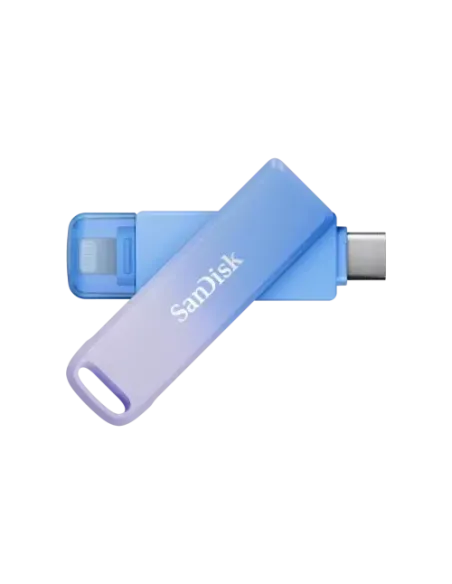 SanDisk Creator Phone Drive unidad flash USB 256 GB USB Type-C / Lightning 3.2 Gen 1 (3.1 Gen 1) Azul, Lila
