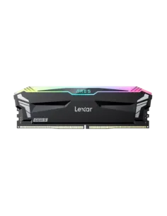 LEXAR MEMORIA ARES 32 GB 2.0 DDR5 6400 CL32 1.4V MEMORY WITH HEATSINK AND RGB LIGHTING,DUAL PACK, BLACK COLOR