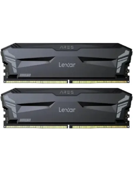 LEXAR MEMORIA ARES DDR5 6000 CL32 1.35V MEMORY WITH HEATSINK, NON-RGB LIGHTING, DUAL PACK, BLACK COLOR