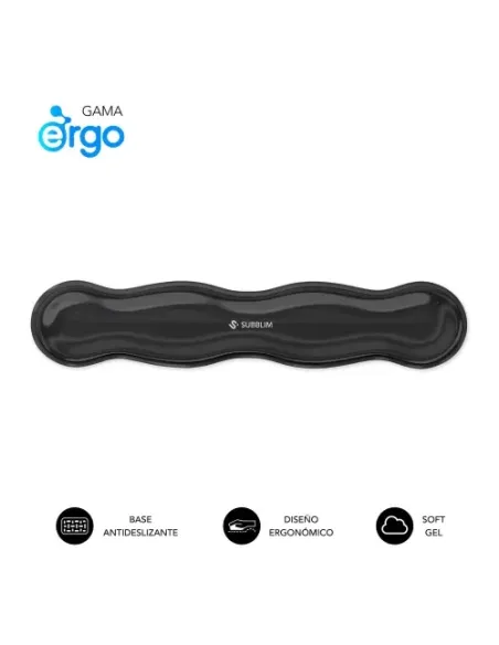 SUBBLIM ERGO CRYSTAL FLEX KEYB BLACK SUBBLIM ERGO CRYSTAL FLEX KEYB BLACK