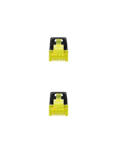 Nanocable Cable Red Latiguillo RJ45 LSZH CAT.6A SFTP AWG26, Negro, 25 cm