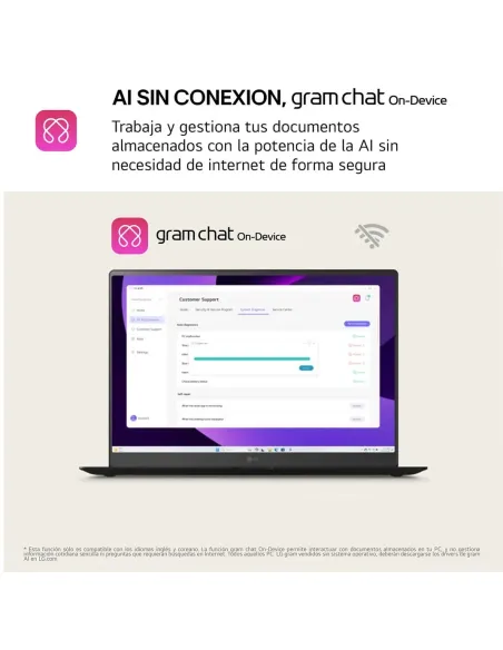 LG Gram 15Z80T-G.AU88B ordenador portatil AMD Ryzen AI 7 350 Portátil 39,6 cm (15.6") Full HD 32 GB LPDDR5x-SDRAM 1 TB SSD
