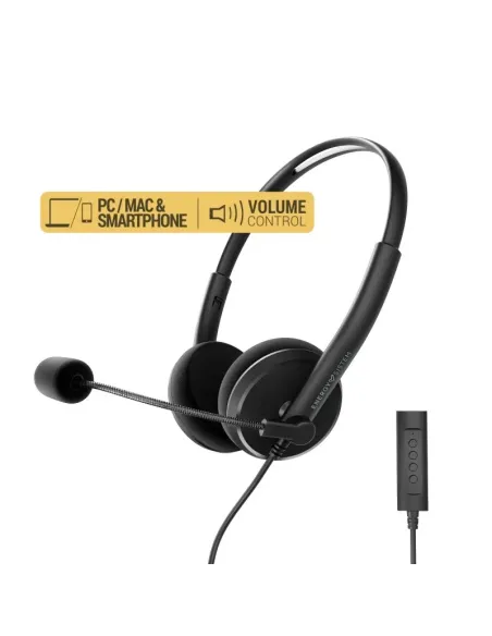 Energy Sistem Auricular Office 2+ Black USB