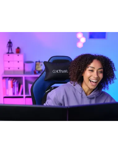 Trust GXT 714 RUYA Silla para videojuegos universal Negro, Azul