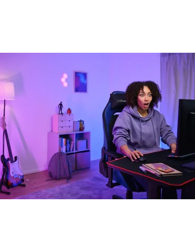 Trust GXT 714 RUYA Silla para videojuegos universal Negro, Azul