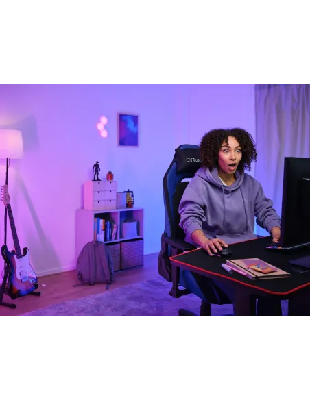 Trust GXT 714 RUYA Silla para videojuegos universal Negro, Azul