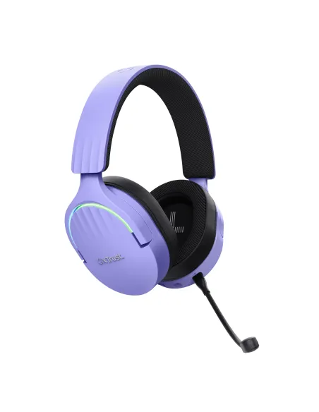 Trust GXT 491P FAYZO Auriculares Inalámbrico y alámbrico Diadema Juego USB tipo A Bluetooth Negro, Púrpura Trust GXT 491P FAYZO Auriculares Inalámbrico y alámbrico Diadema Juego USB tipo A Bluetooth Negro, Púrpura