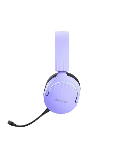 Trust GXT 491P FAYZO Auriculares Inalámbrico y alámbrico Diadema Juego USB tipo A Bluetooth Negro, Púrpura
