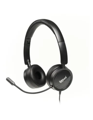 iggual Auriculares con micro Dual Tech USB/3.5 mm